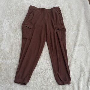 Bench Waffle Knit Cargo Joggers – Textured Loungecore | Size Medium